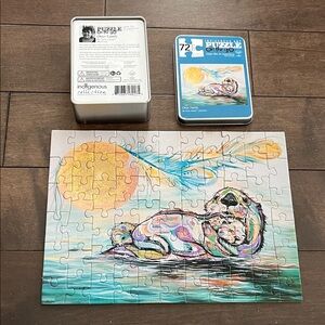 Indigenous Art Puzzle with Tin